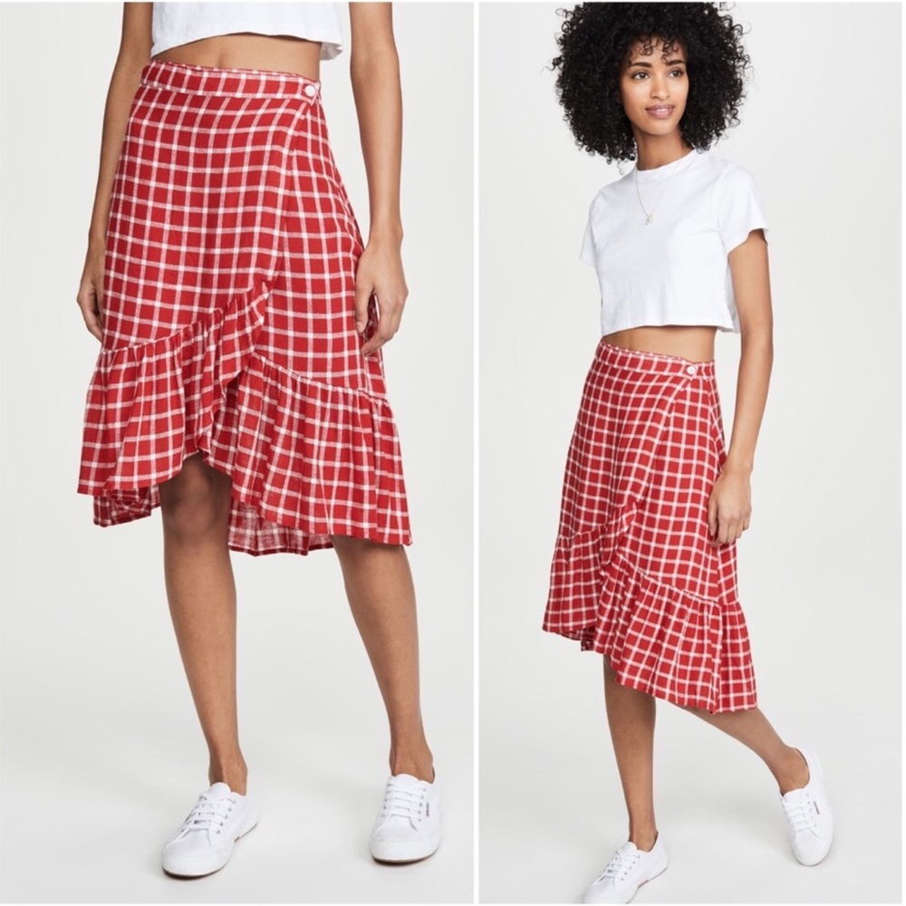 Rails Lizzy Ruffle Wrap Skirt - Picture 4 of 8